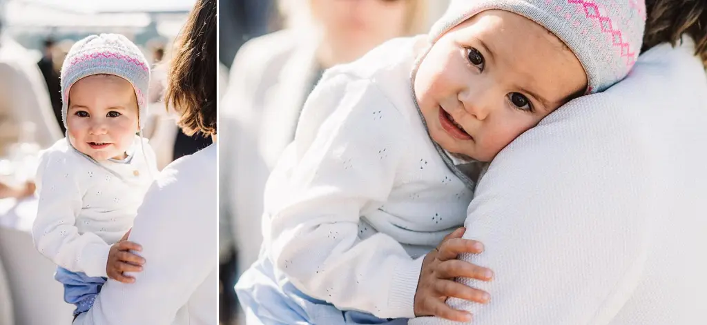 Kind auf der Terrasse des Strandhotel Kurhaus Juist