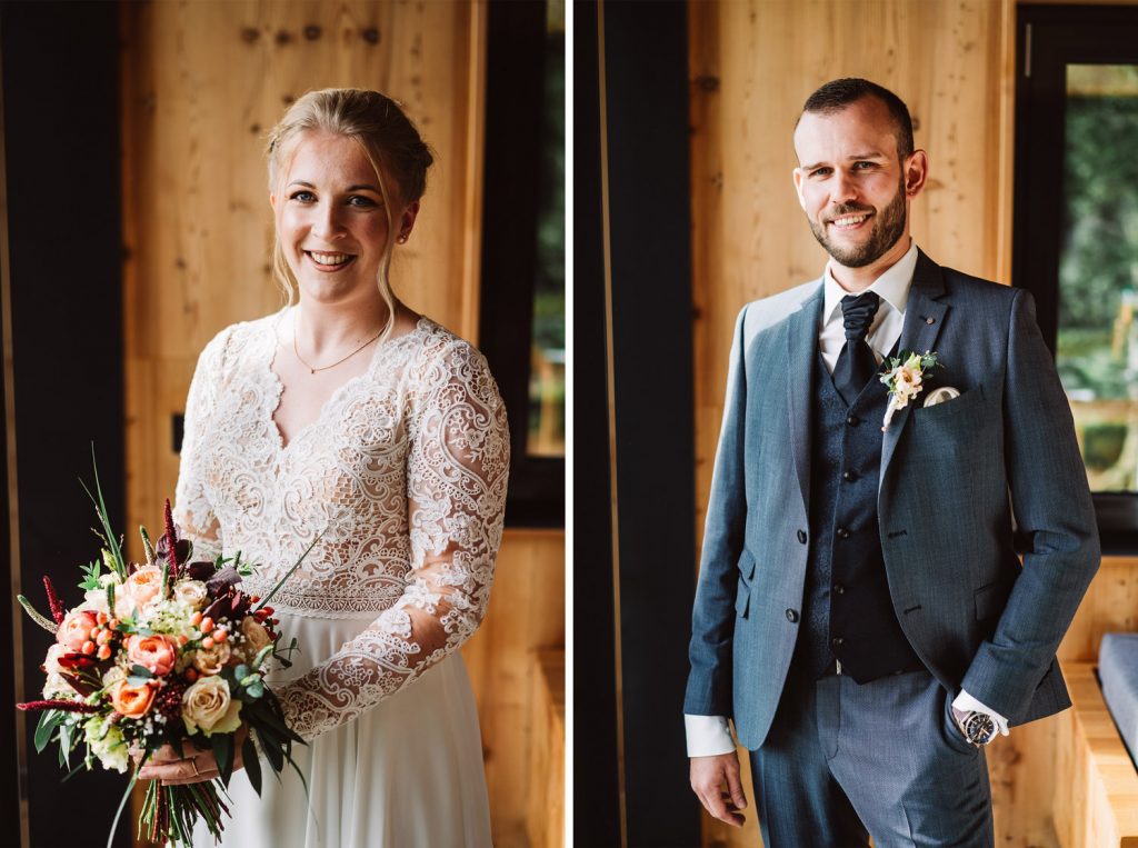 Brautpaar im Baumhaus Lütetsburg – emotionale Momente