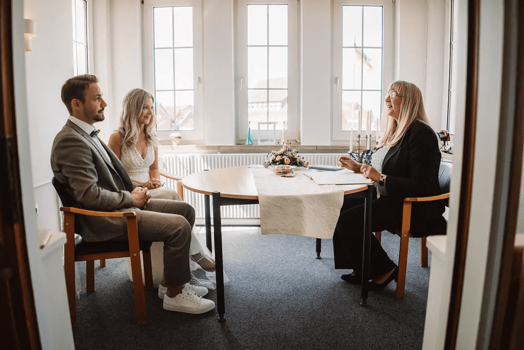 Hochzeitsfotograf Baltrum – Standesamtliche Trauung mit Blick aufs Meer