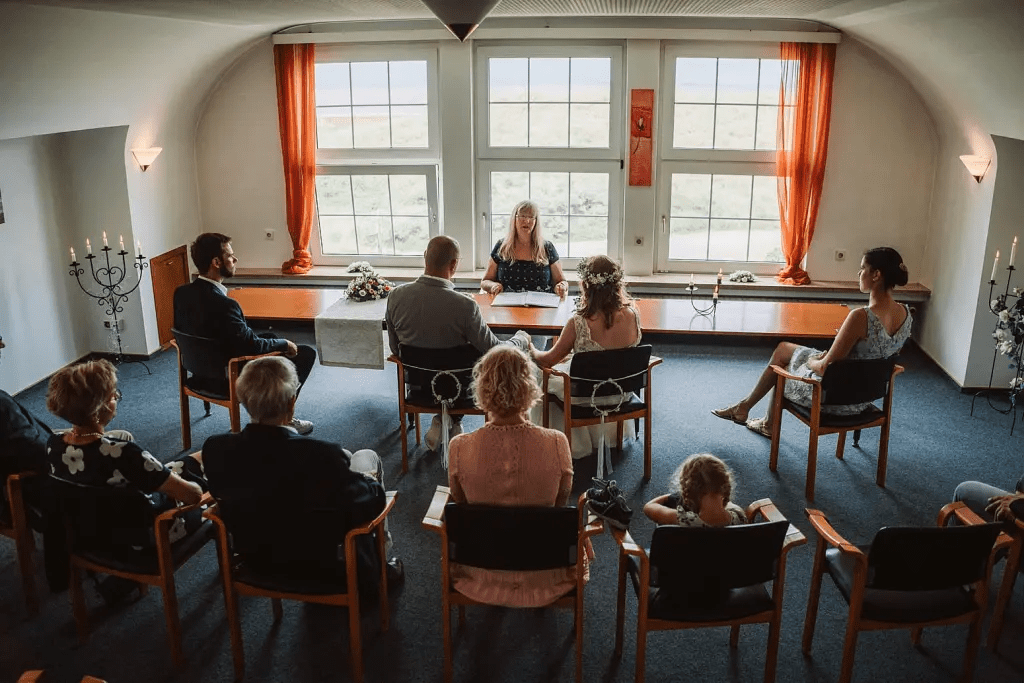 Hochzeit im großen Trauzimmer – Hochzeitsfotograf Baltrum