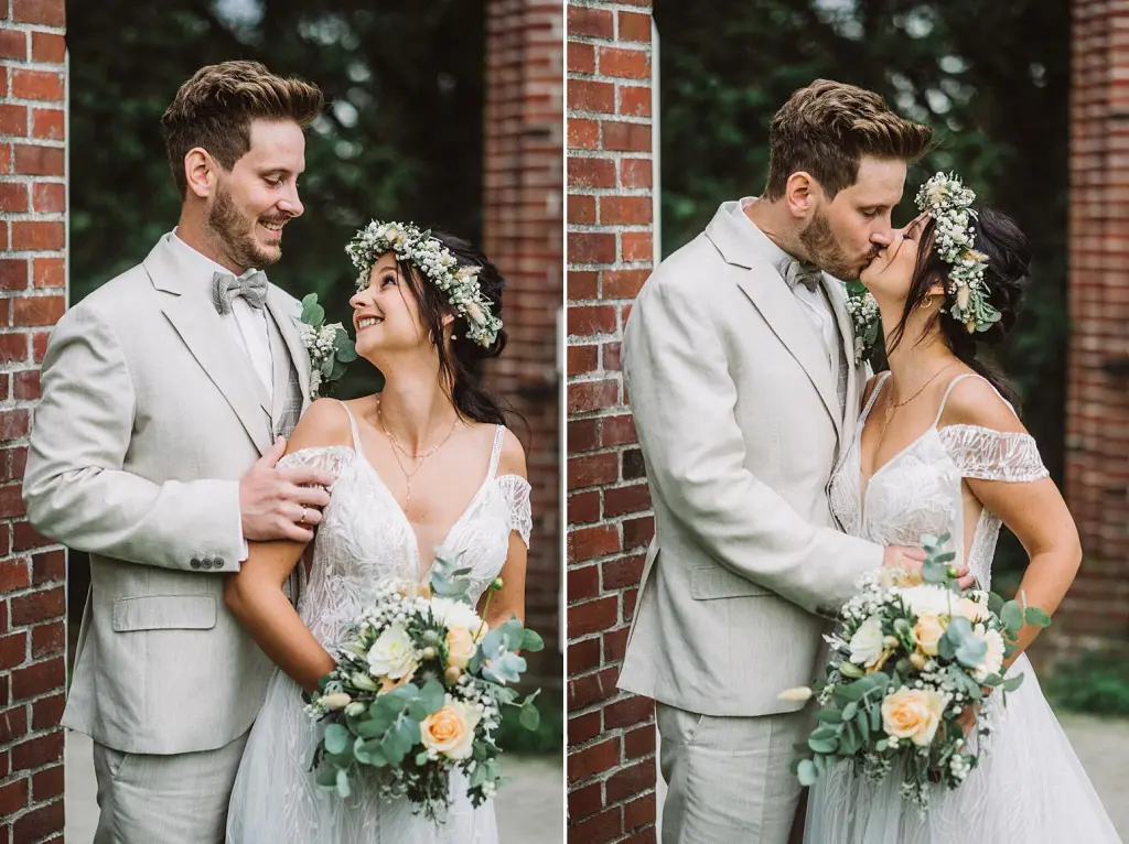 Brautpaarfotos im Schlosspark LĂĽtetsburg bei Norden / Aurich