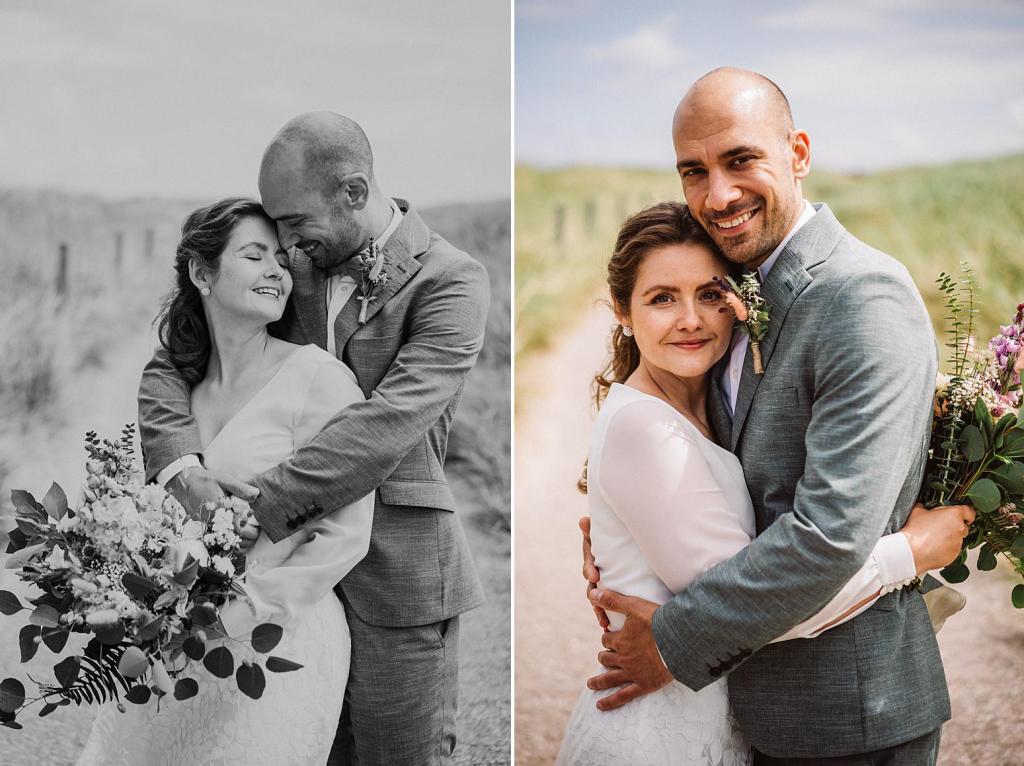 Brautpaar auf der Insel Baltrum