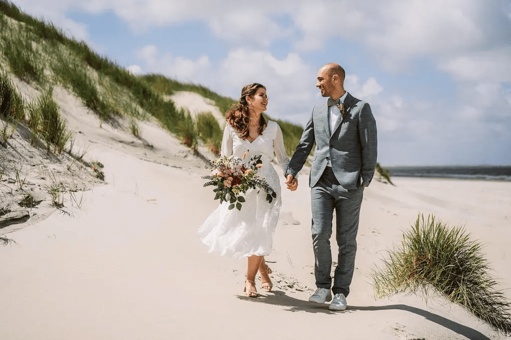 Hochzeitsfotograf Baltrum – Hochzeitsfoto am Strand