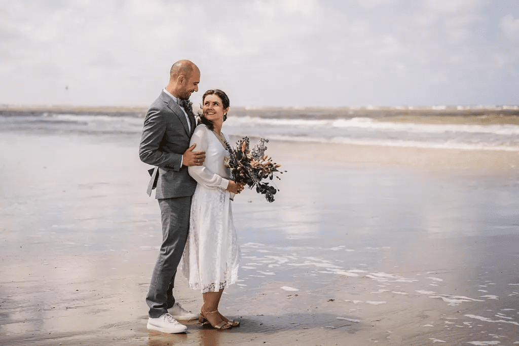 Hochzeit am Strand Baltrum – authentische Hochzeitsreportage von Elmar Tapper