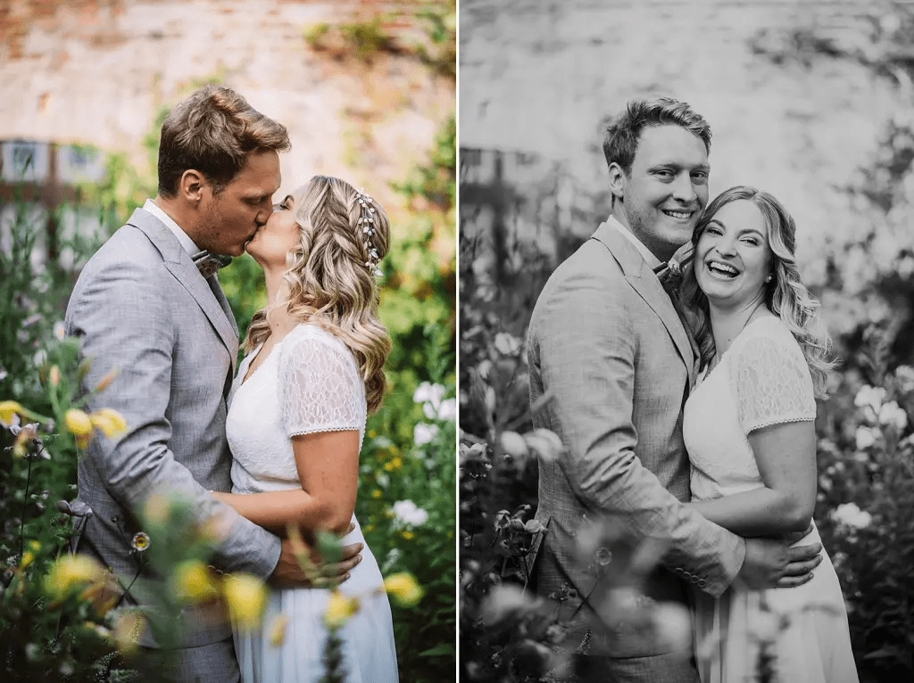 Hochzeitsfotograf Burg Berum – Paar nach der Hochzeit