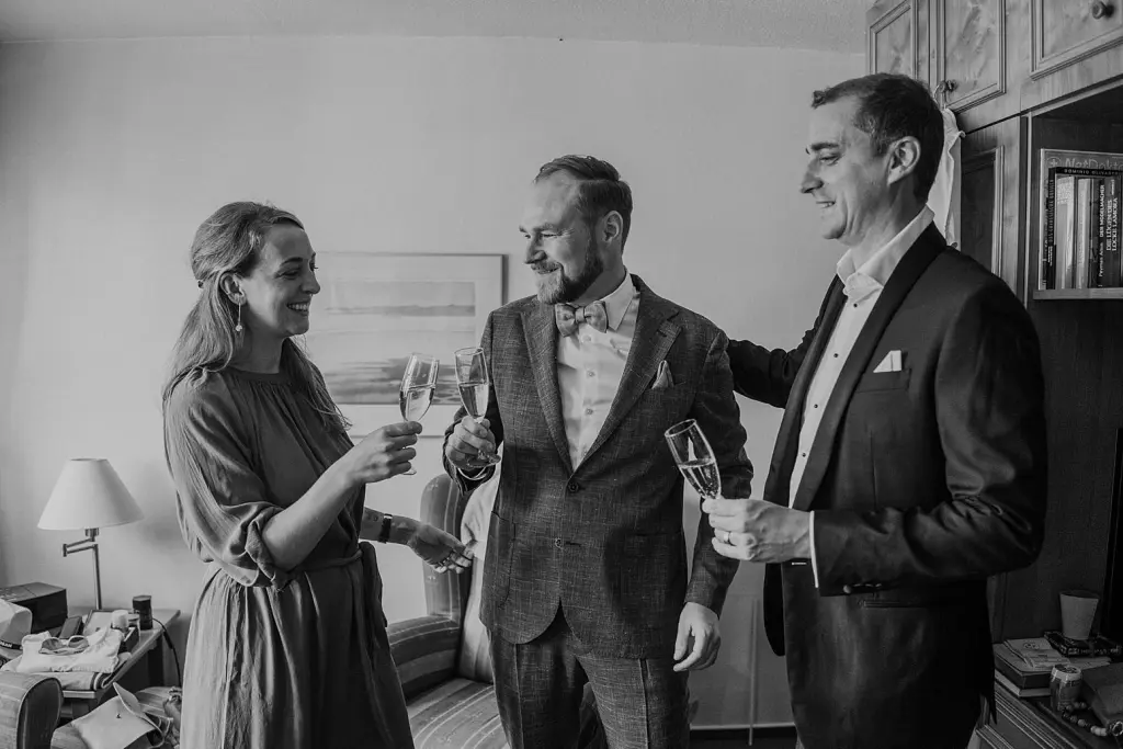 Hochzeitsvorbereitung auf der Insel Juist