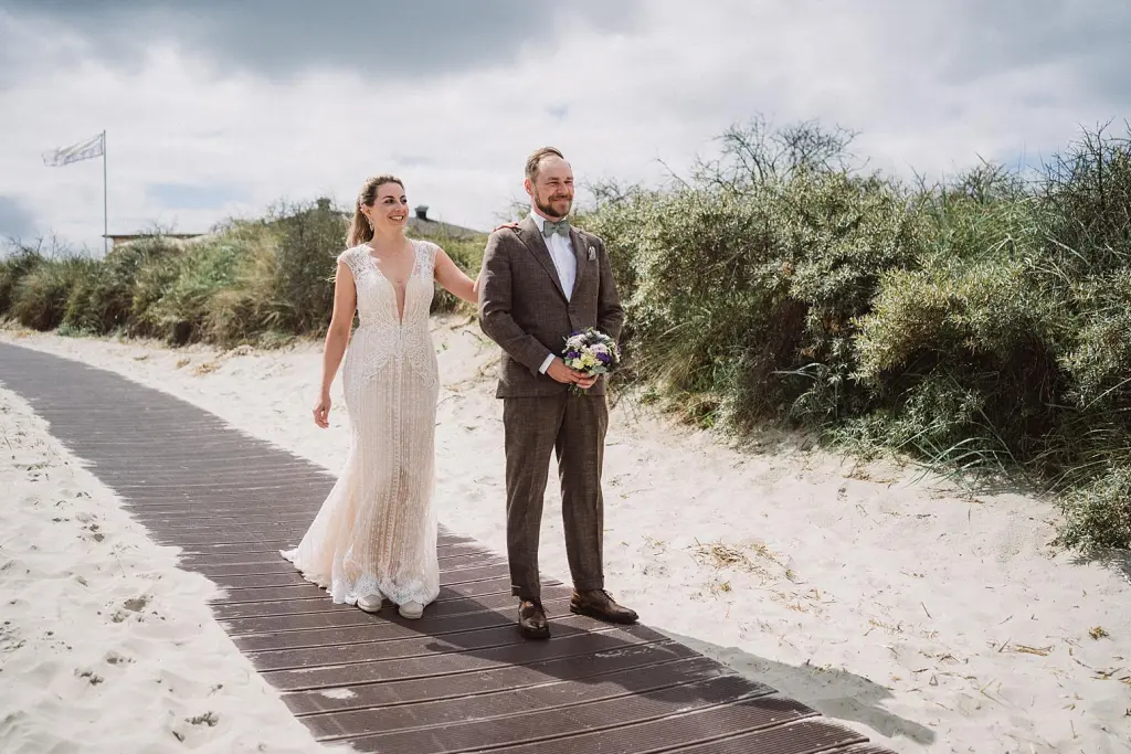 Emotionale Begegnung beim First Look auf Juist