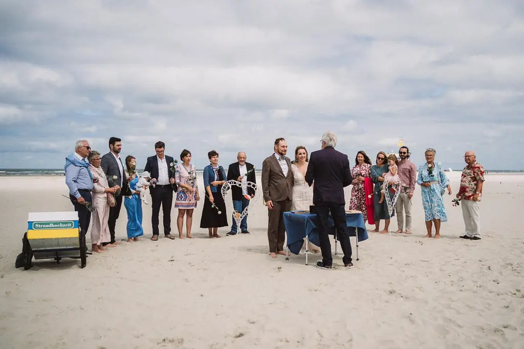 Strandhochzeit auf der Nordseeinsel Juist