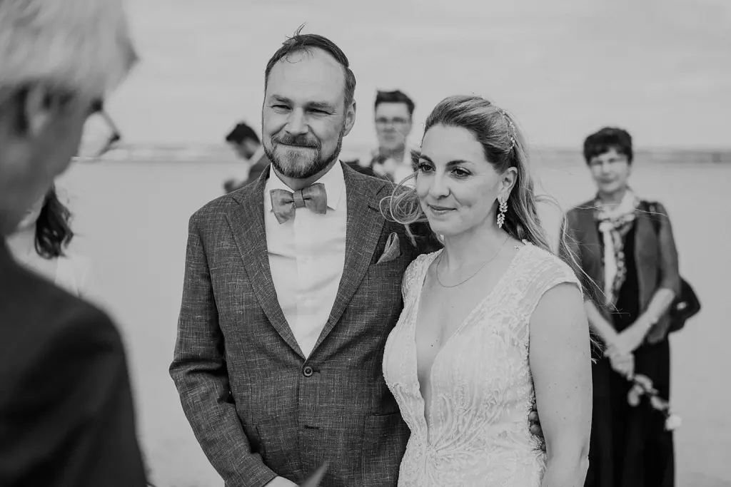 Hochzeit am Strand Juist mit Familie und Freunden