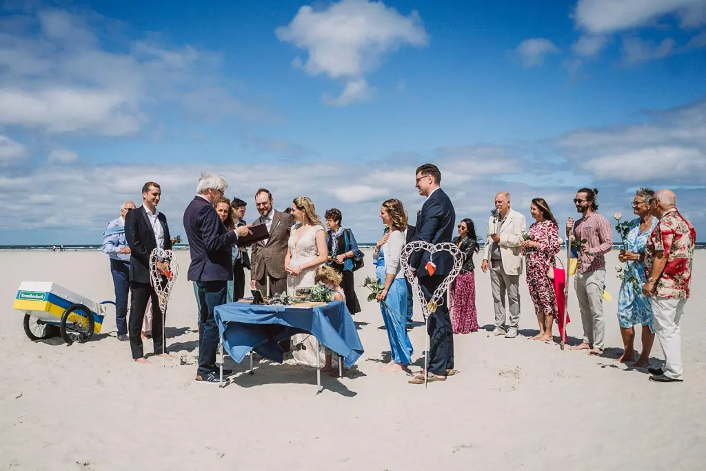 Freie Trauung am Strand von Juist
