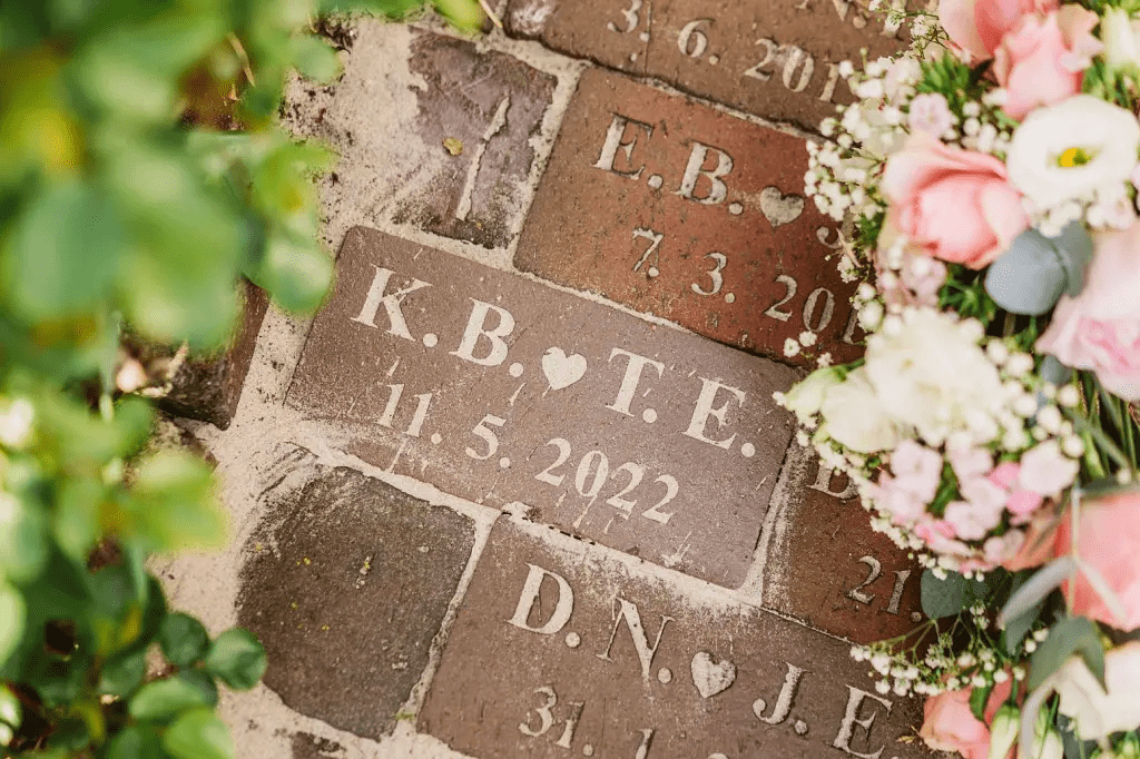 Fertig eingesetzter Hochzeitsklinker am Seemannshus Langeoog – Hochzeitsfotograf Elmar Tapper