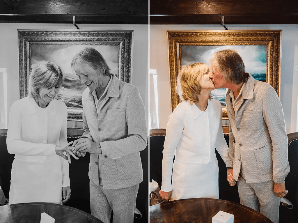 Hochzeitspaar im Inselmuseum Spiekeroog