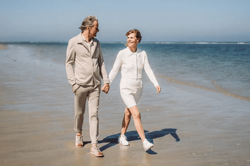Brautpaar am Strand Spiekeroog