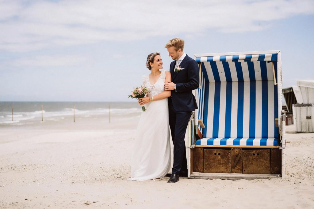 Fotograf Wangerooge - Hochzeitsfoto am Strand