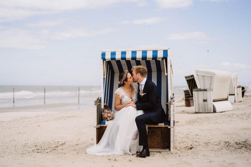 Fotograf Wangerooge - Hochzeitsfoto am Strand