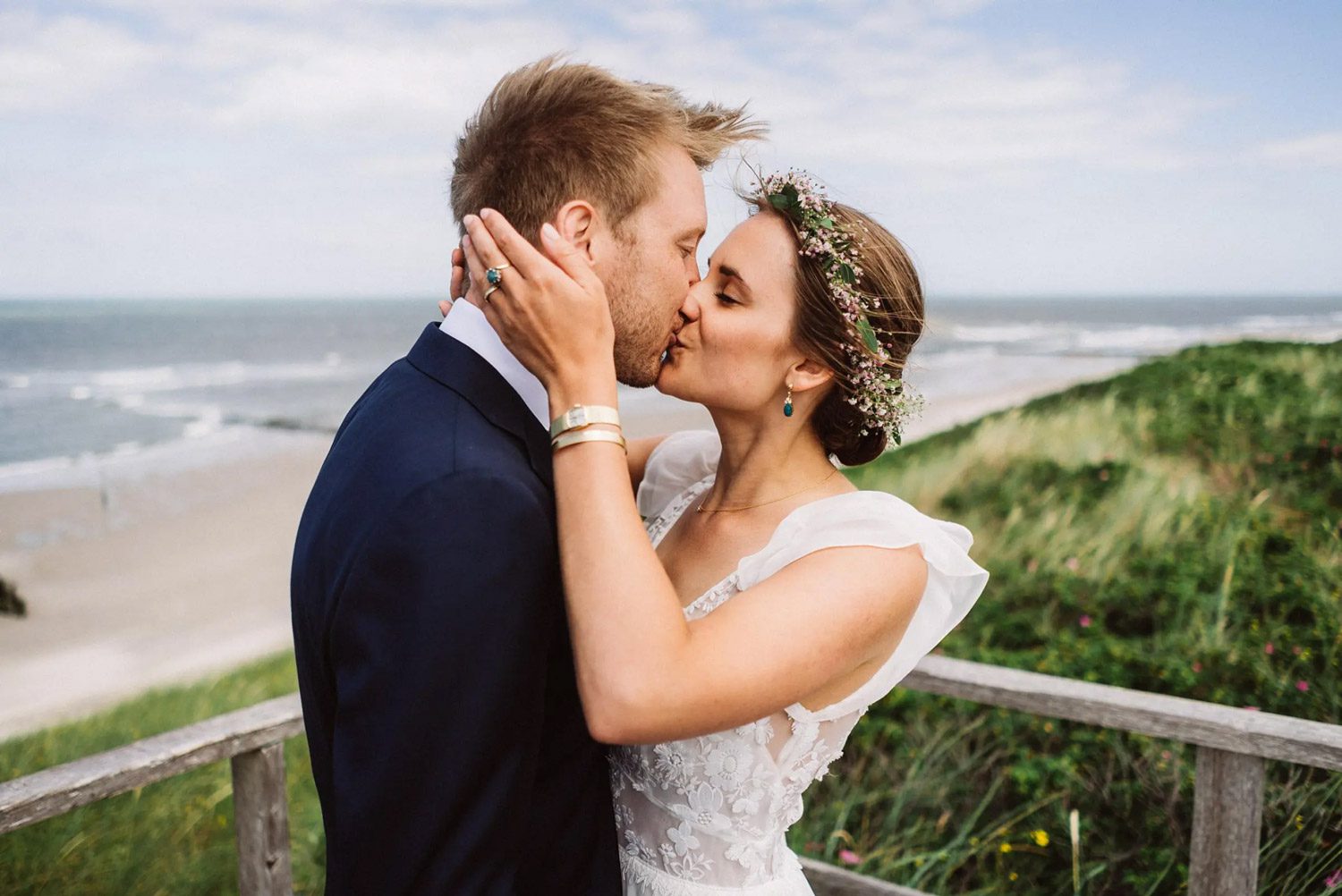 Brautpaar am Strand Wangerooge