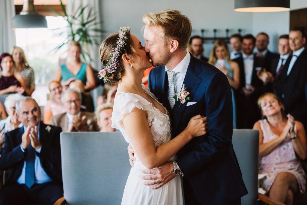 Hochzeitsfoto im Standesamt Wangerooge