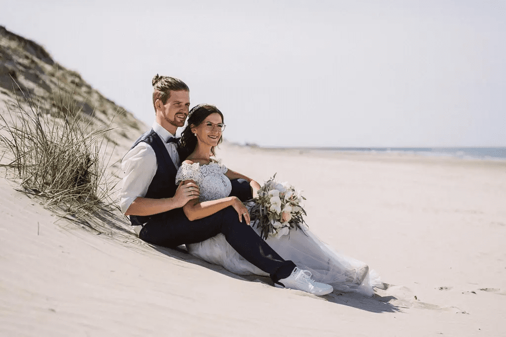 Hochzeitsfotograf auf einer Hochzeit auf der Insel Norderney