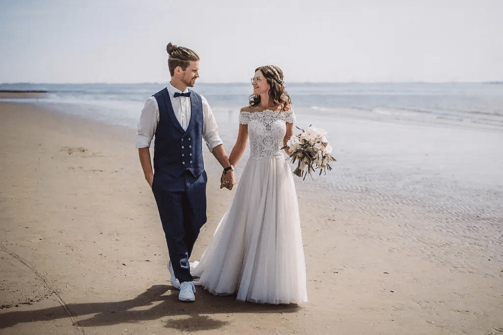 Hochzeitsfotograf auf einer Hochzeit auf der Insel Norderney