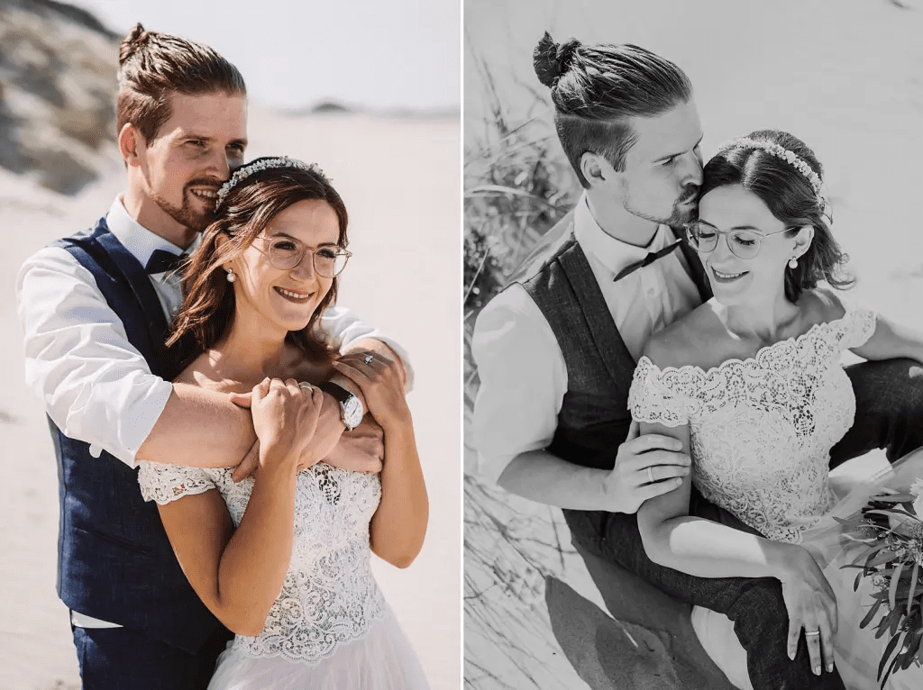 Hochzeitsfotograf auf einer Hochzeit auf der Insel Norderney