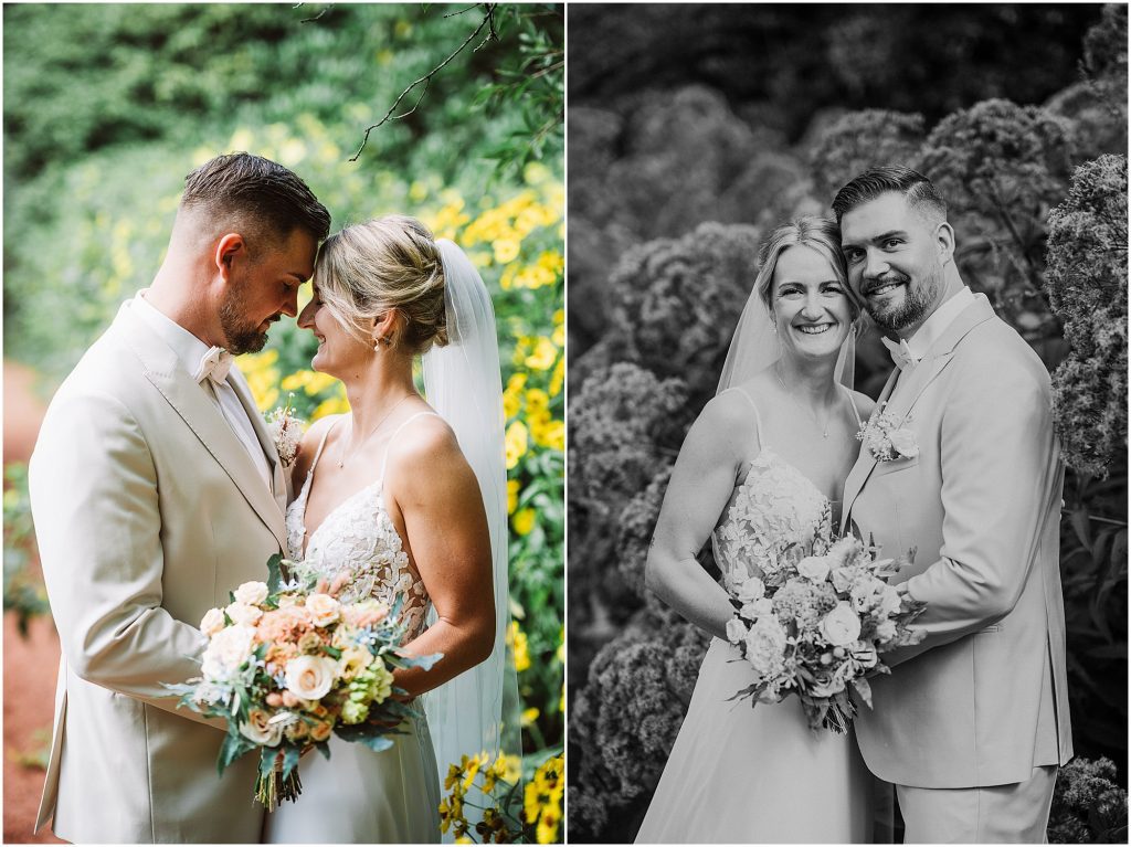 Brautpaar Hand in Hand im Schlossgarten Oldenburg – natürliche Hochzeitsmomente