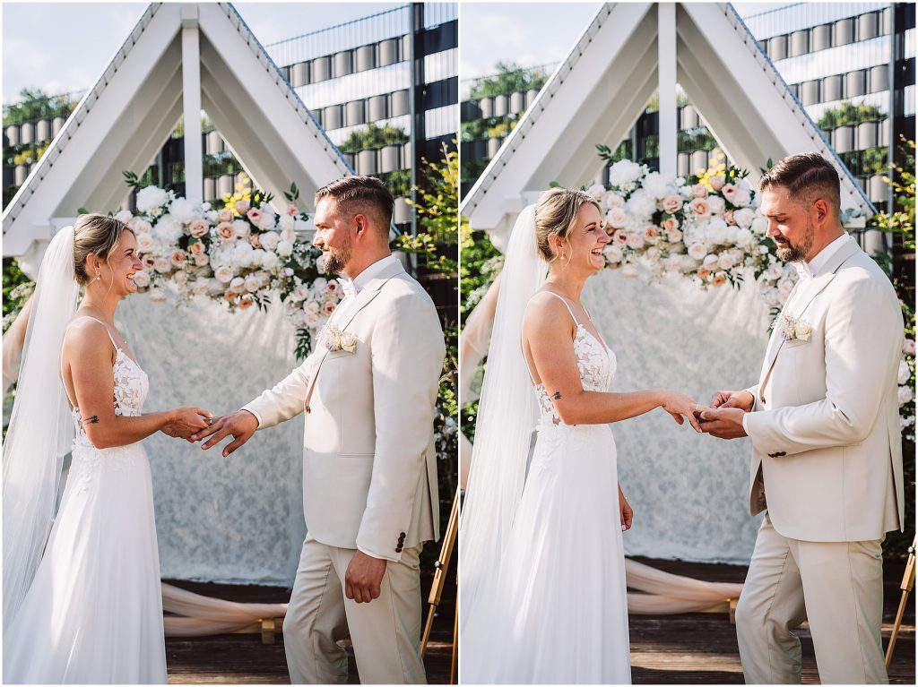 Ringtausch bei der freien Trauung in Oldenburg
