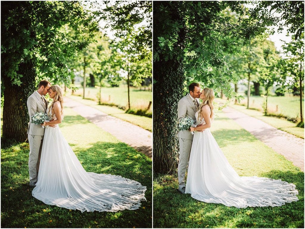 brautpaar portrait abendlicht hochzeit aurich
